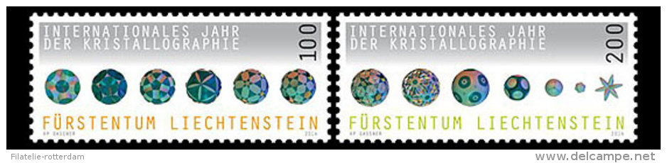 Liechtenstein - Postfris / MNH - Complete Set Kristallografie 2014 - Neufs