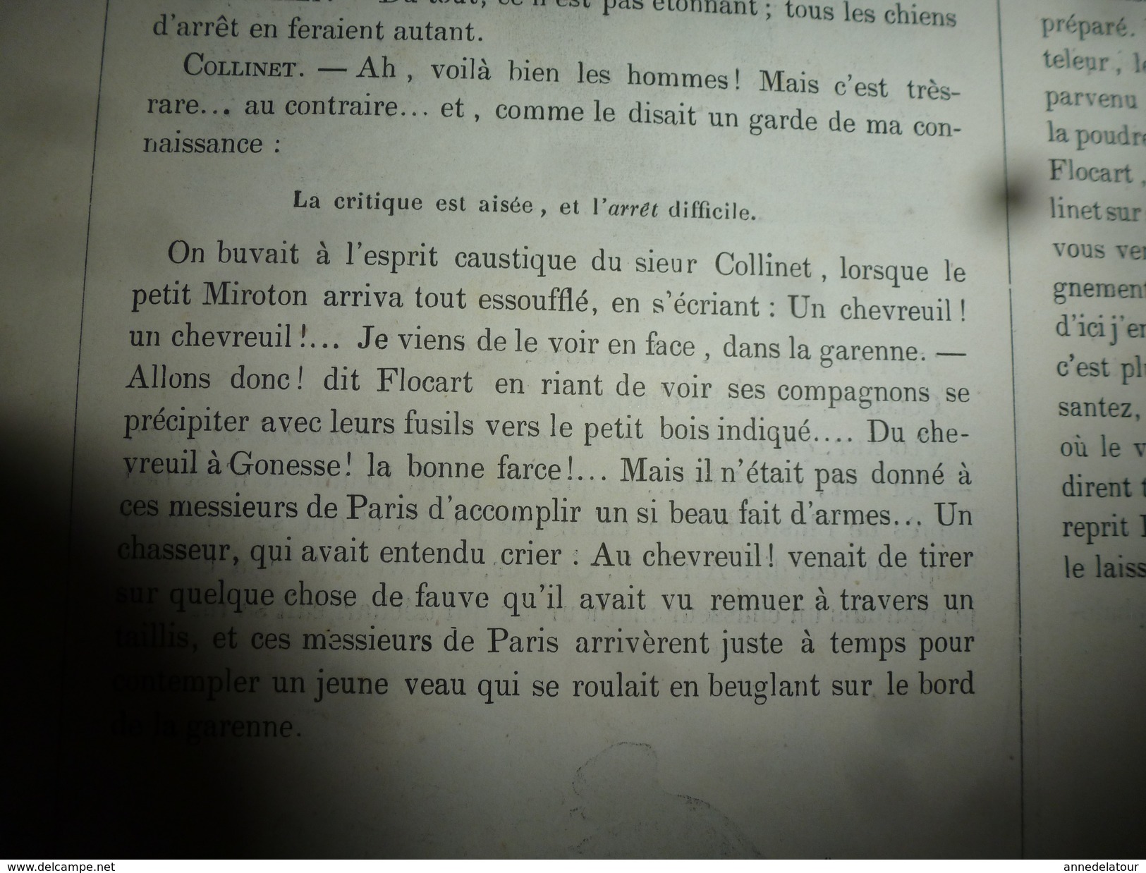 1840 LES CHASSEURS parisiens,par E.Bourget -dessins de Cham;METAMORPHOSE par Granville, bois de Forest - MUSEE PHILIPON