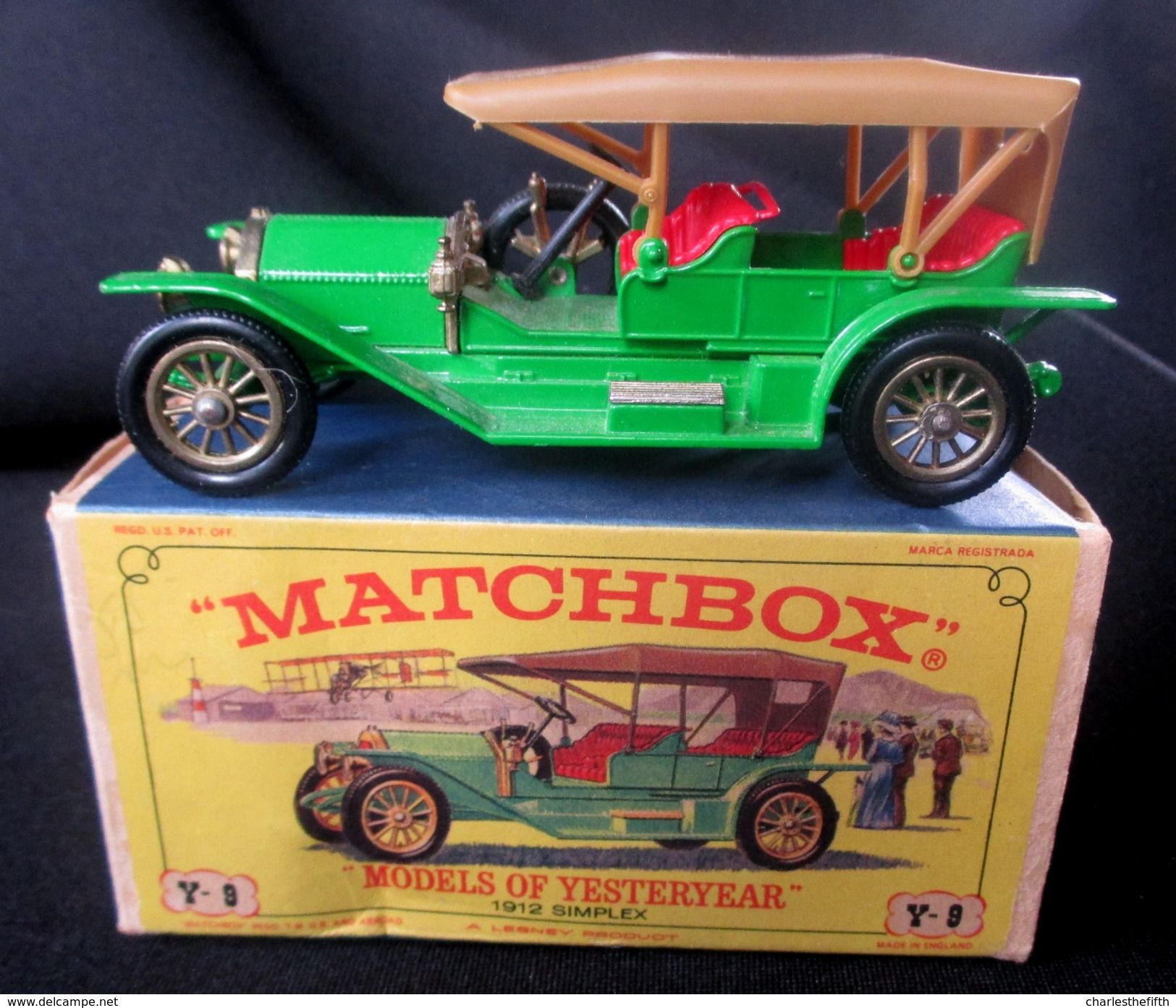 LESNEY - MATCHBOX * 3 X MODELS OF YESTERYEAR - FORD T - OPEL COUPE  -  ORIGINAL BOXES - VOITURES CONDITION A/B  * 1965 ! - Jouets Anciens