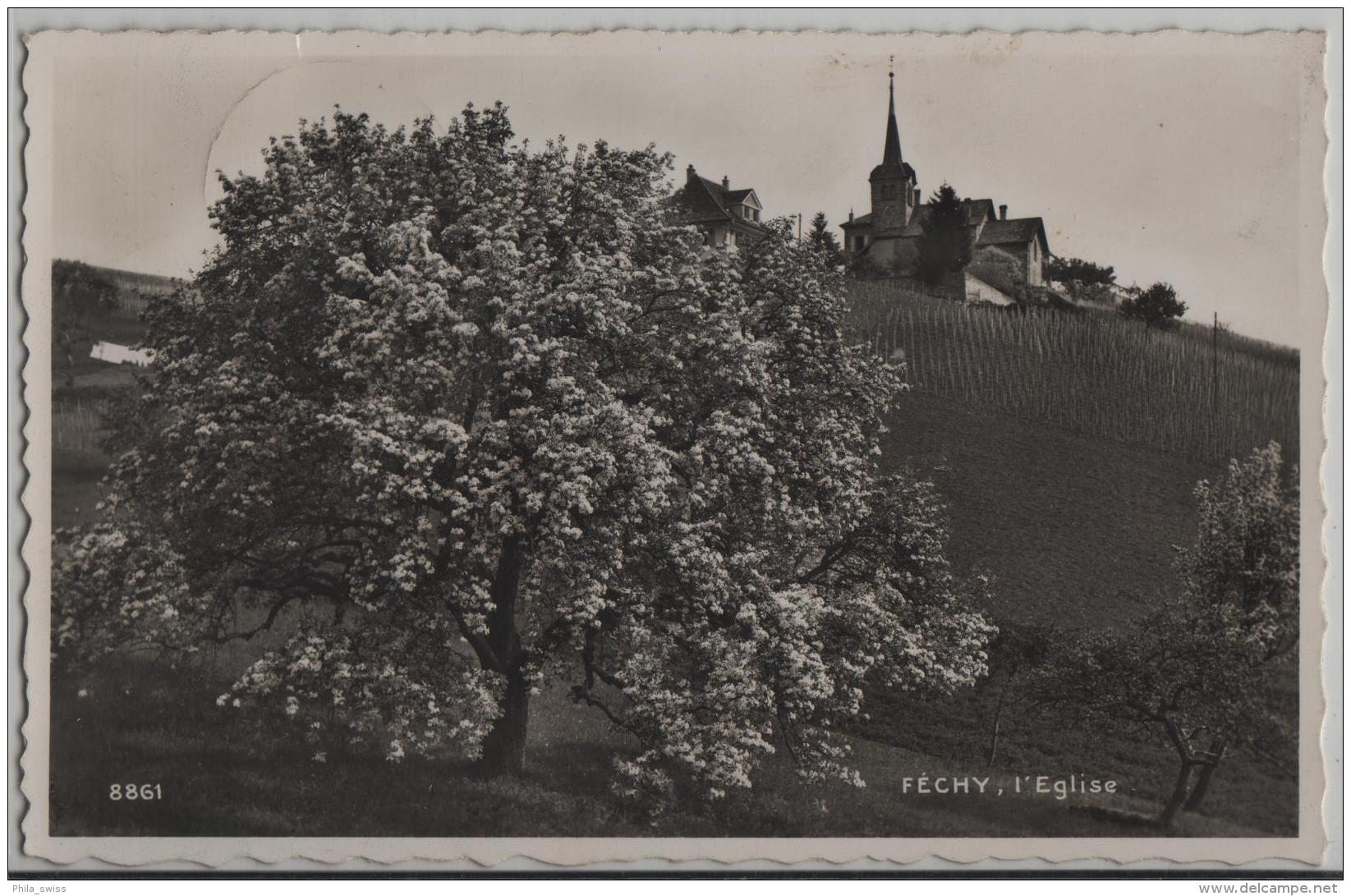 Fechy - L'Eglise - Photo: Perrochet No. 8861 - Féchy