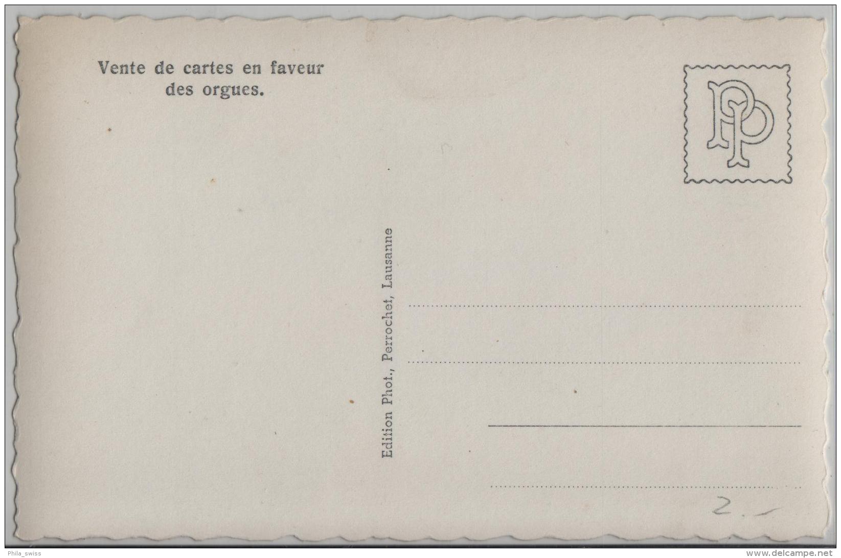 Gimel - L'Eglise - Photo: Perrochet No. 7765 - Vente De Cartes En Faveur Des Orgues - Gimel