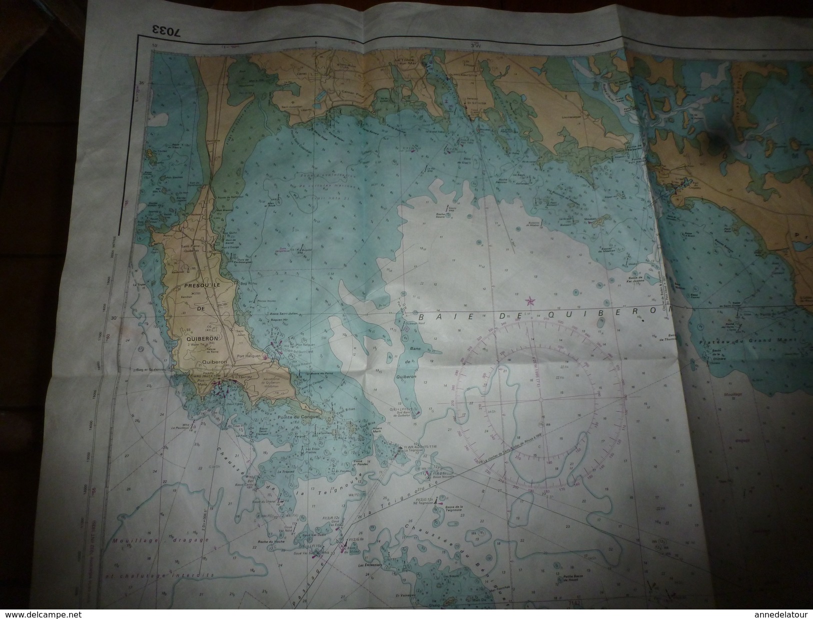 1997 De QUIBERON Au CROISIC :  CARTE SPECIALE "P" Avec Plan Et Illustrations  Avec Instructions Nautiques, Marées, Etc - Nautical Charts