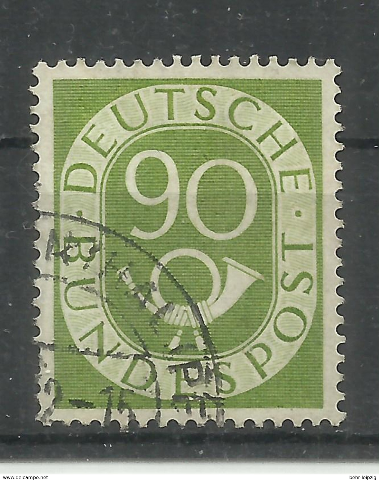 BRD 138 " 90 Pfg.Einzelmarke Aus Der Posthornausgabe " Sauber Gestempelt" Mi.:3,50 &euro; - Used Stamps