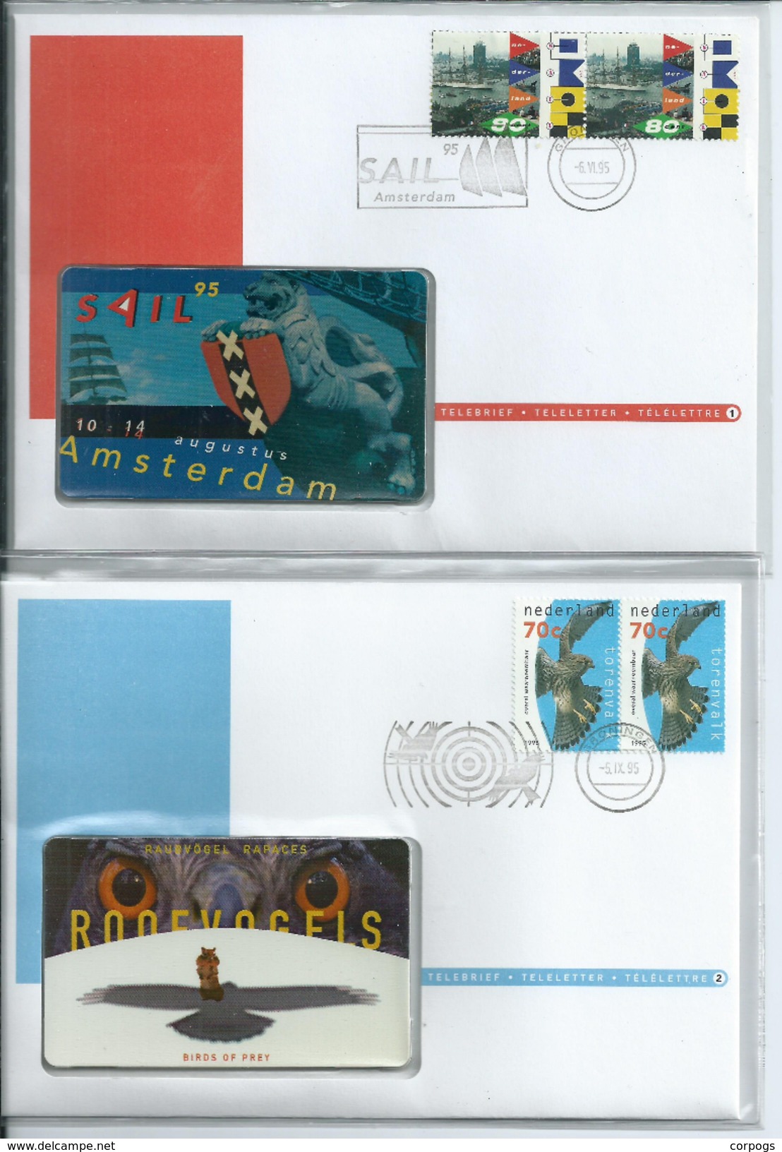 Complete Set Telebrieven 1 / 36 Ongebruikte Telefoonkaart + Zegel Phonecard On Letter (not Used) + Stamp Canceld - FDC