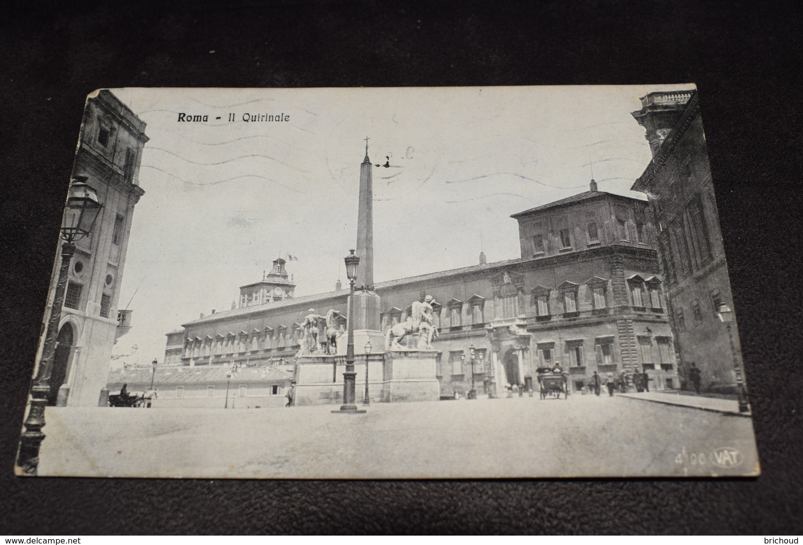 Roma - Il Quirinale (animé Monument Calèche Cheval Exposition D'art ) Envoyer 1911 Sans Timbre - Exhibitions