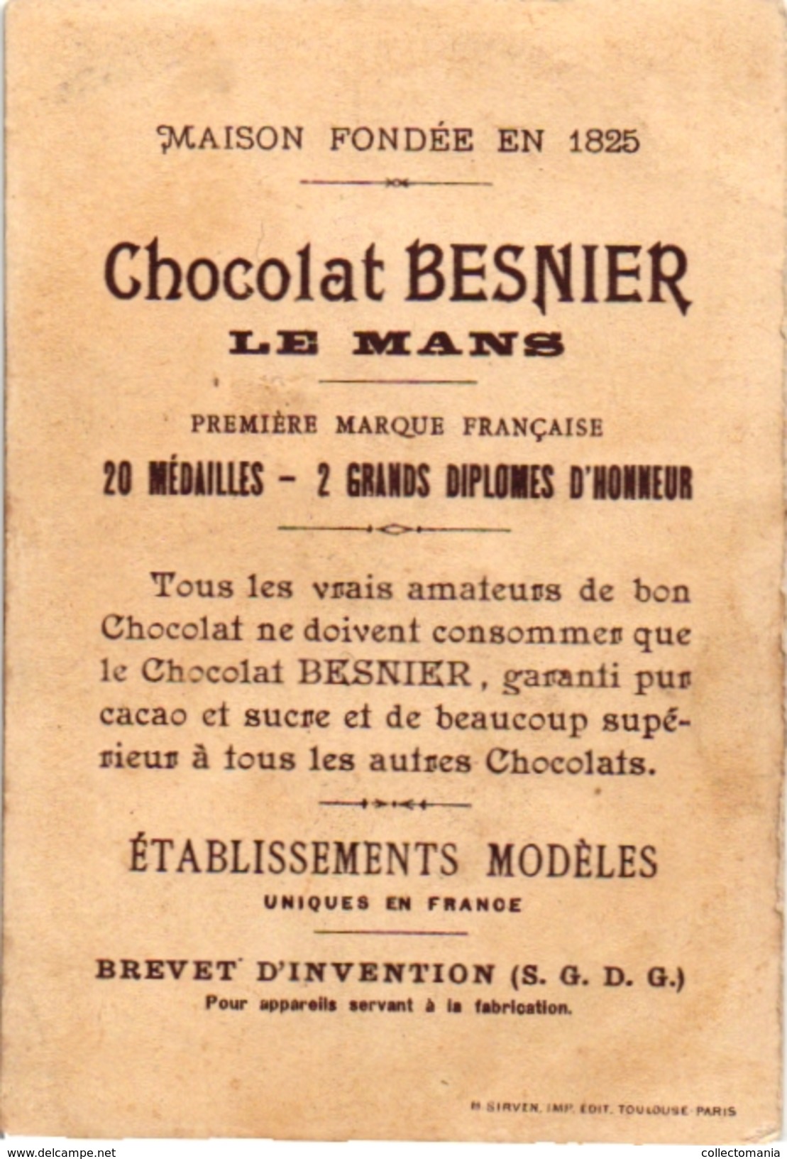 1880 - 5 chromo litho  Pub Guérin Boutron Chocolat Besnier Le Mans Couzan Source Brault Le Jeu de Tonneau Game of Barel