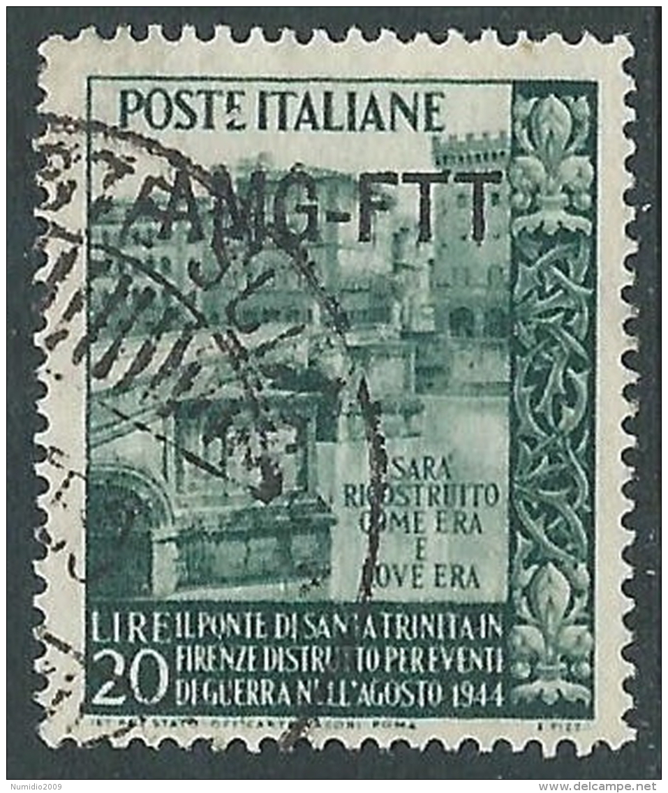 1949 TRIESTE A USATO TRINITA - L16 - Gebraucht