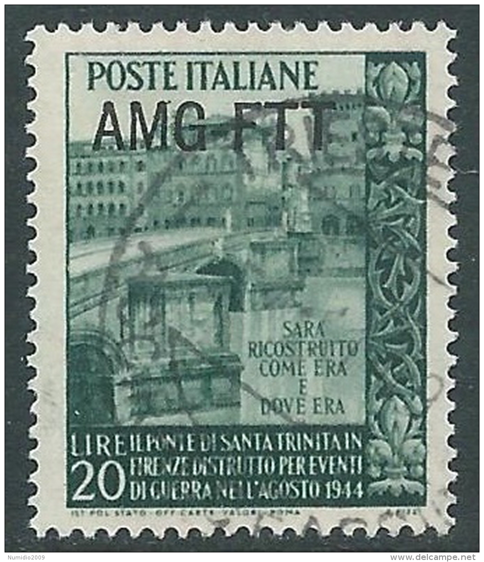 1949 TRIESTE A USATO TRINITA - L37 - Gebraucht