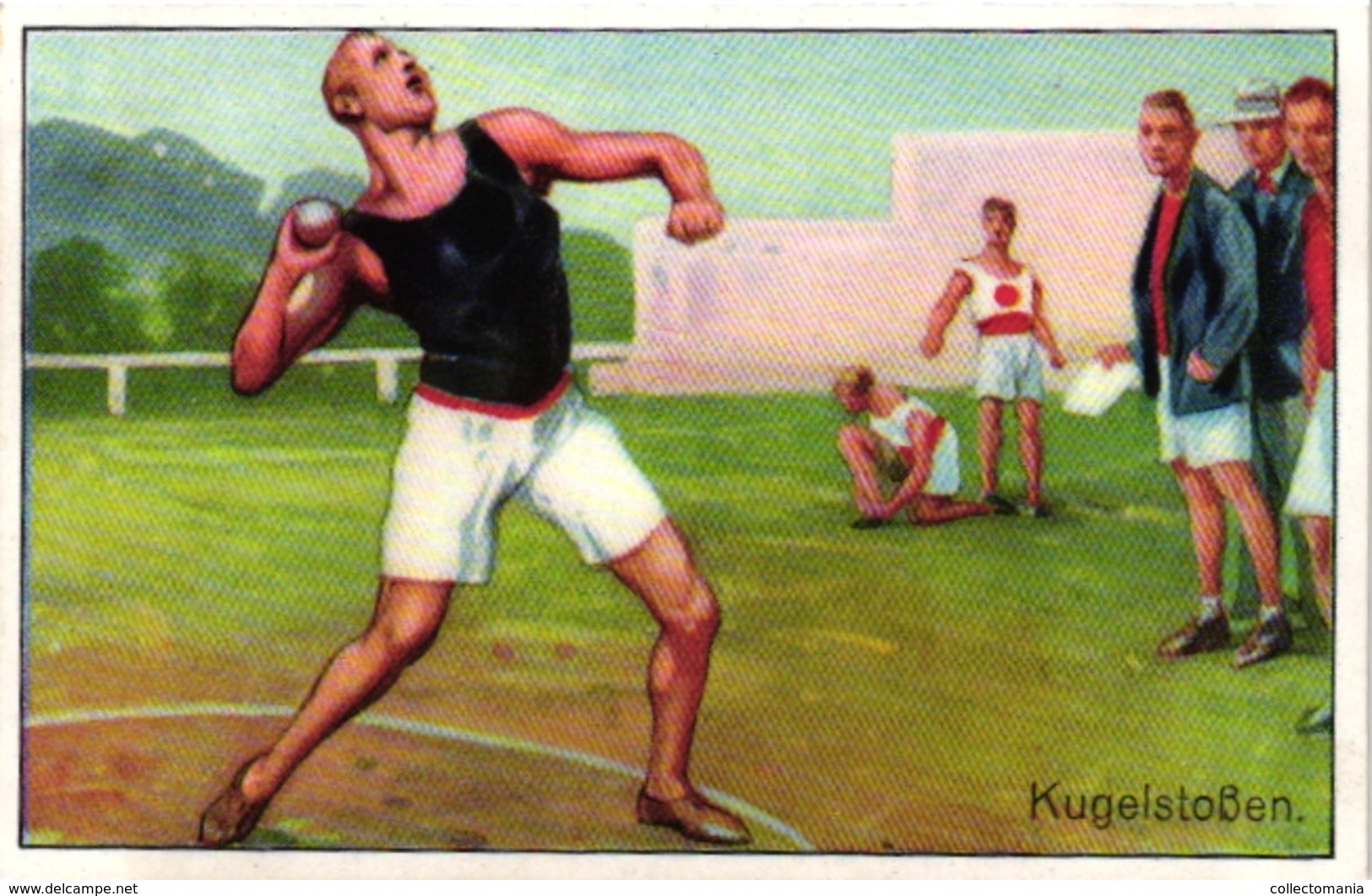 8 Cards Kogelstoten Lancer Du Poids Shot-Put Pub Olympia 1932 -1936 Hoyer Erdal - Altri & Non Classificati