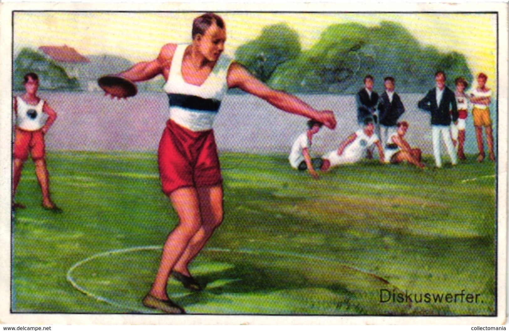 8 Cards Kogelstoten Lancer Du Poids Shot-Put Pub Olympia 1932 -1936 Hoyer Erdal - Autres & Non Classés