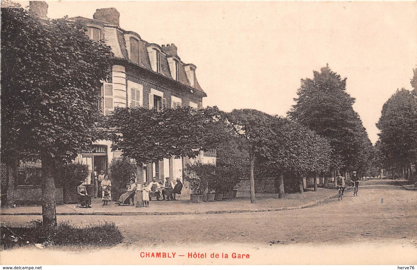 CHAMBLY - Hôtel De La Gare - Autres & Non Classés