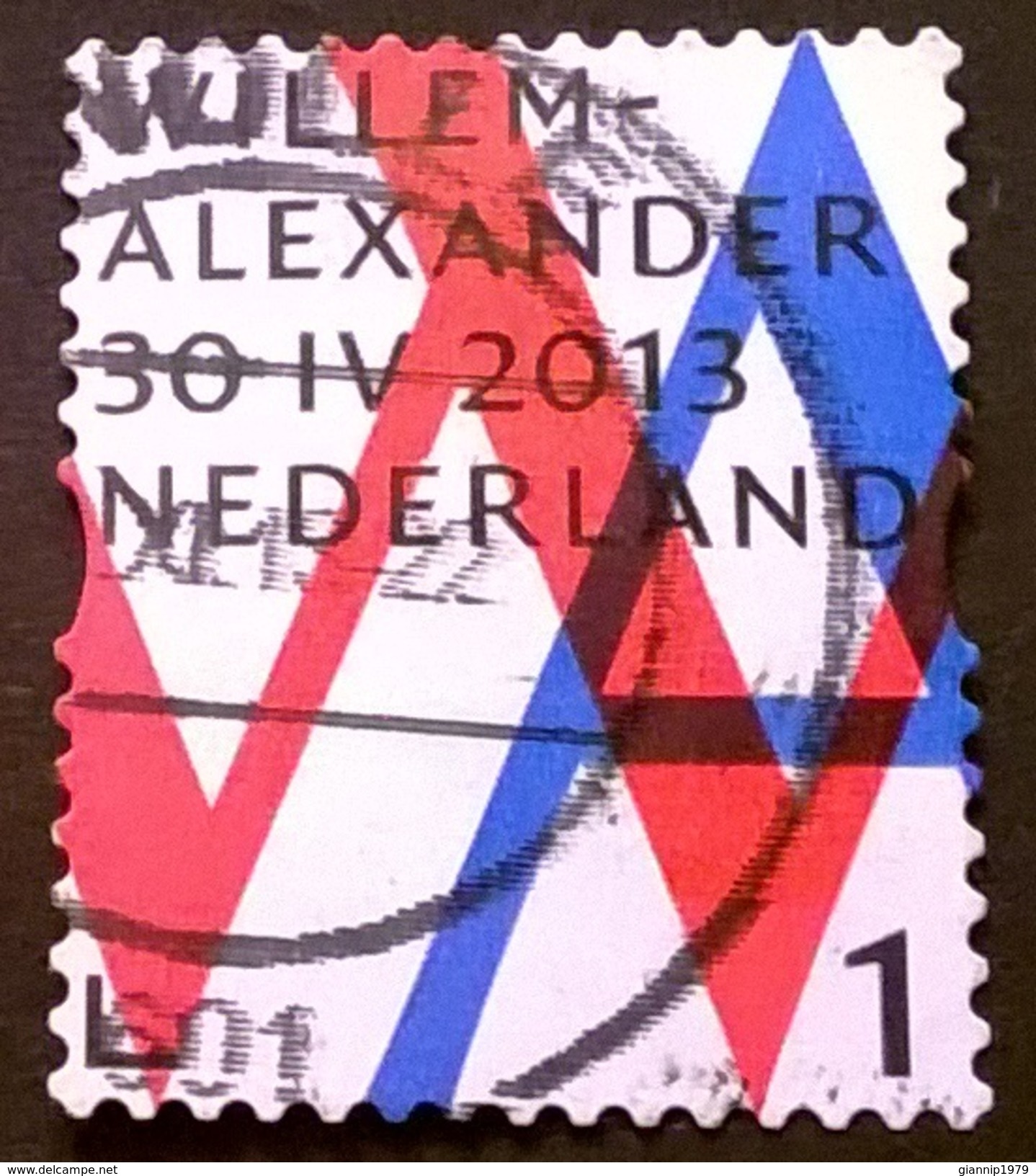 FRANCOBOLLO OLANDA NEDERLAND 2013 INAUGURATION WILLEM ALEXANDER - Used Stamps