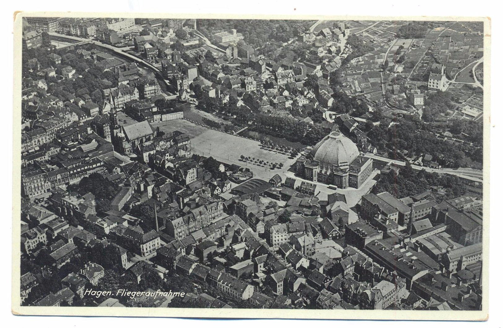 GERMANY--HAGEN--FLIEGERKAUFNAHME----B AND W---EN00063 - Hagen