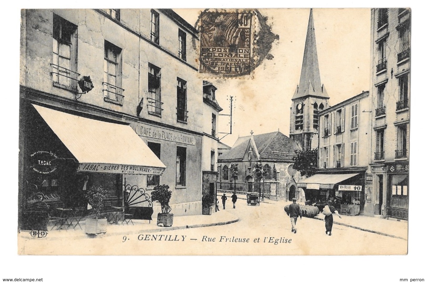 (13279-94) Gentilly - Rue Frileuse Et L'Eglise - Gentilly