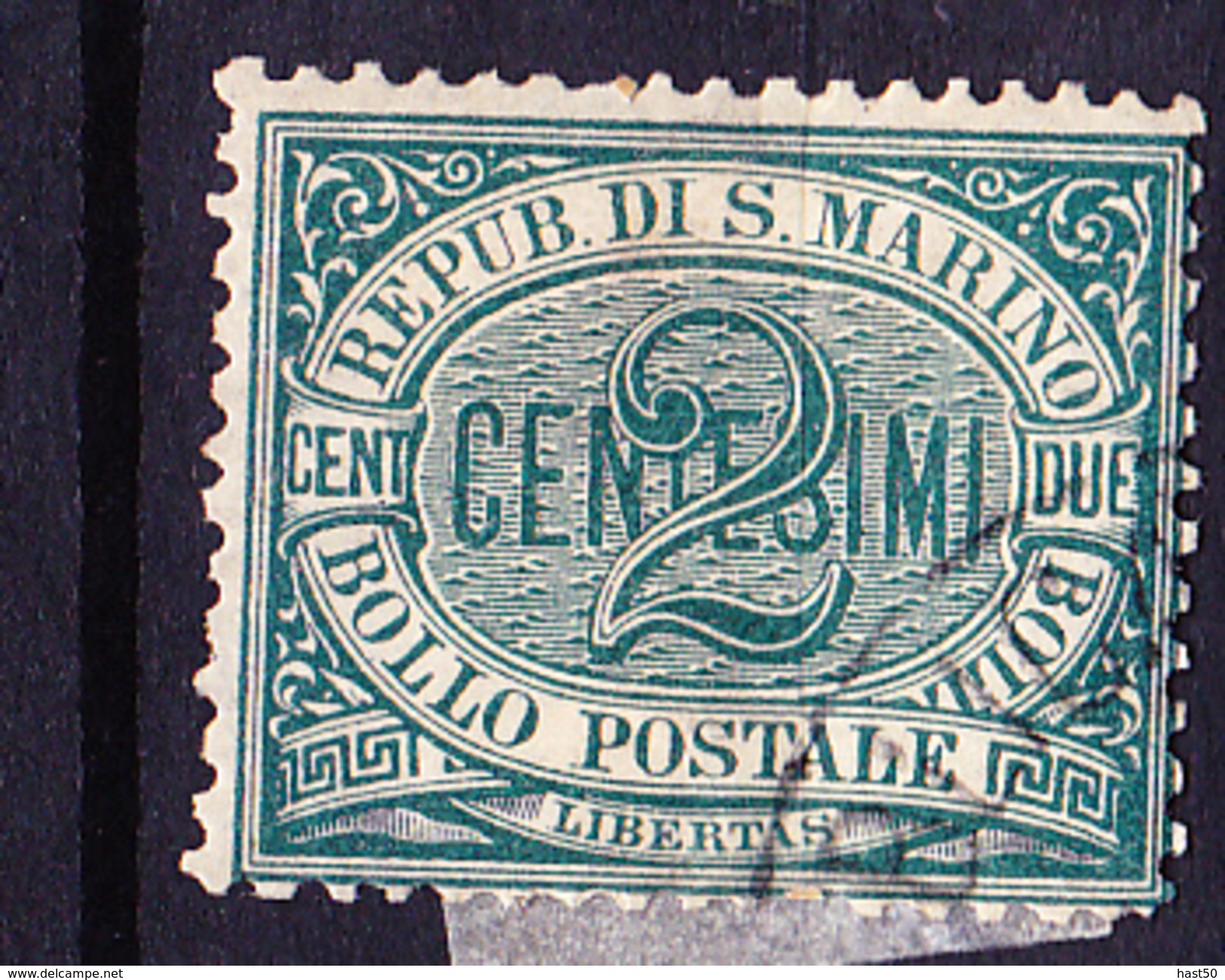 San Marino - Ziffer (MiNr: 1) 1877 - Gest Used Obl - Used Stamps