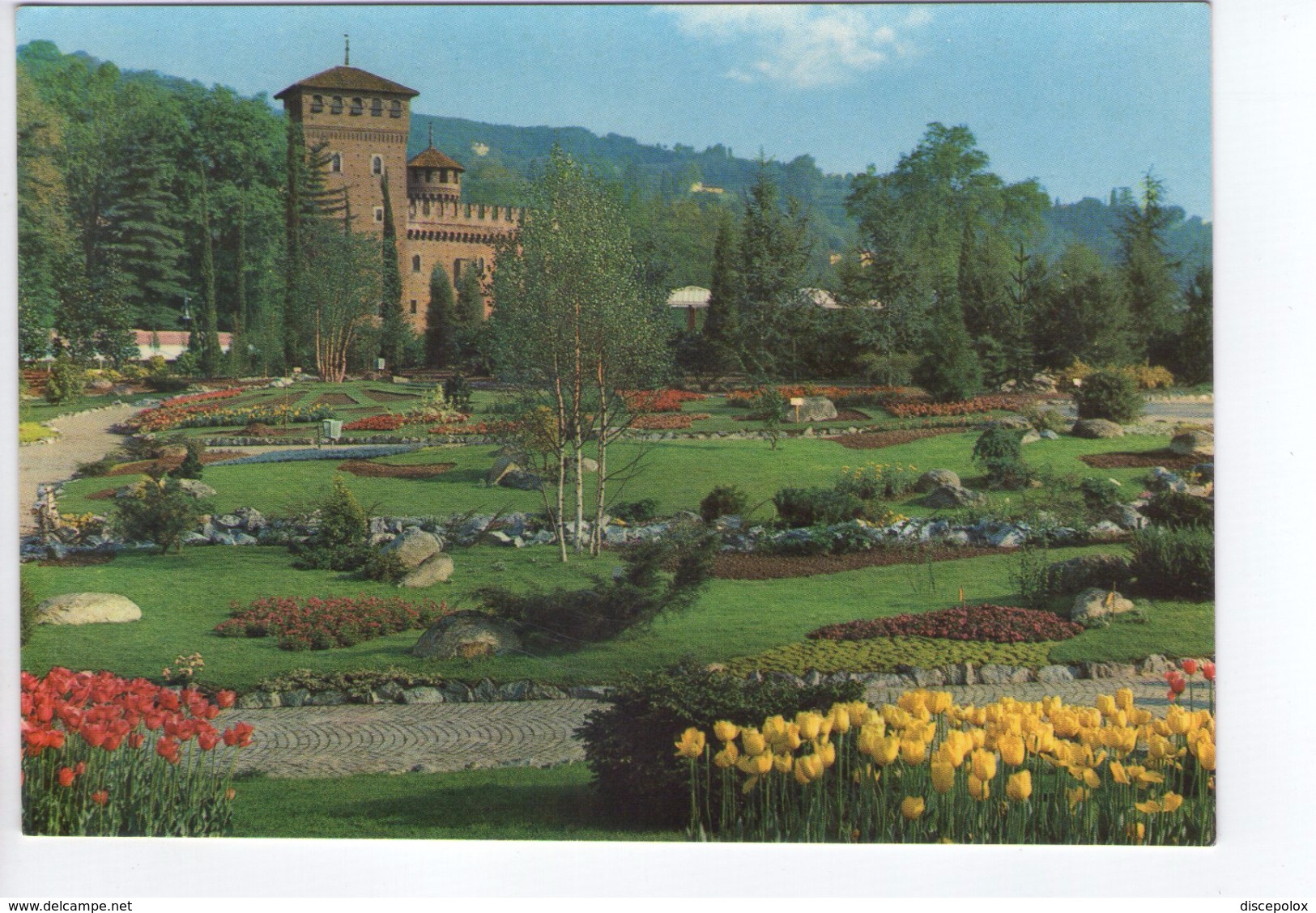 U073 Cartolina Del Piemonte - Torino (Torin) Parco Del Valentino, Giardino Roccioso - Jardin Garden _ NON CIRCOLATA - Parcs & Jardins