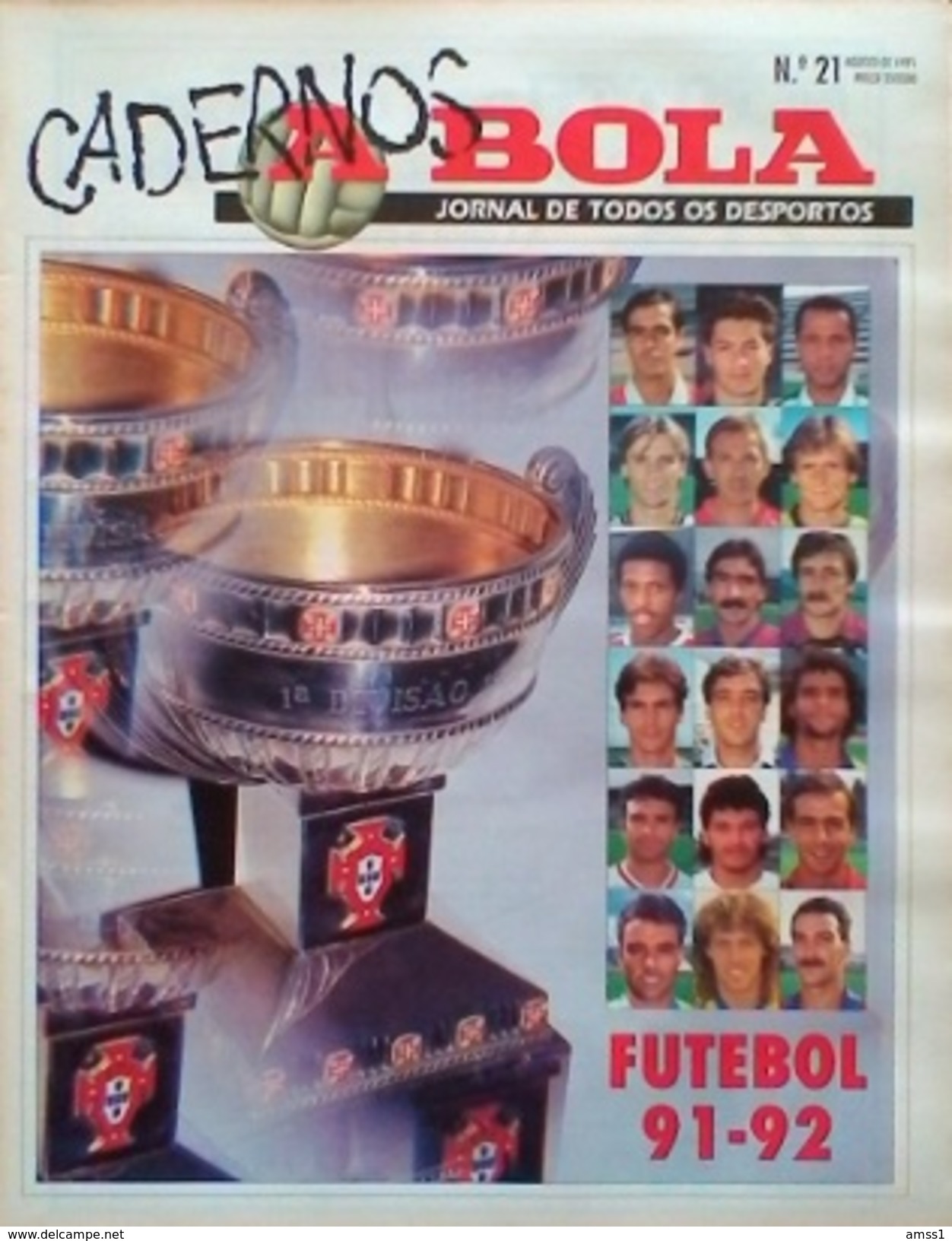 GUIDE DU CHAMPIONNAT DU PORTUGAL 1991/1992 - Autres & Non Classés