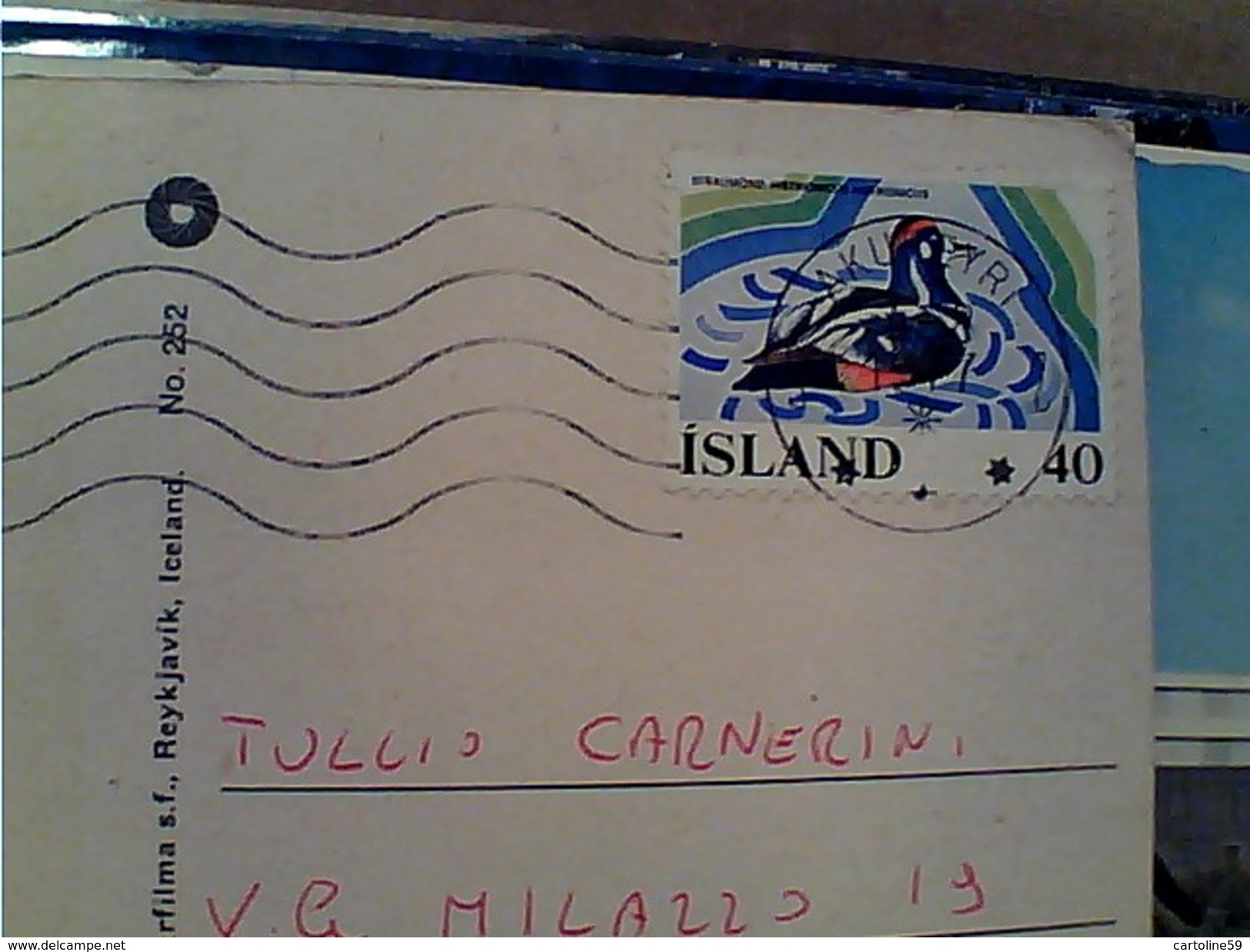 ISLAND SOLFATARA KERLINGARFJOLL  TIMBRE STAMP 1977 40  GA13110 - Islanda