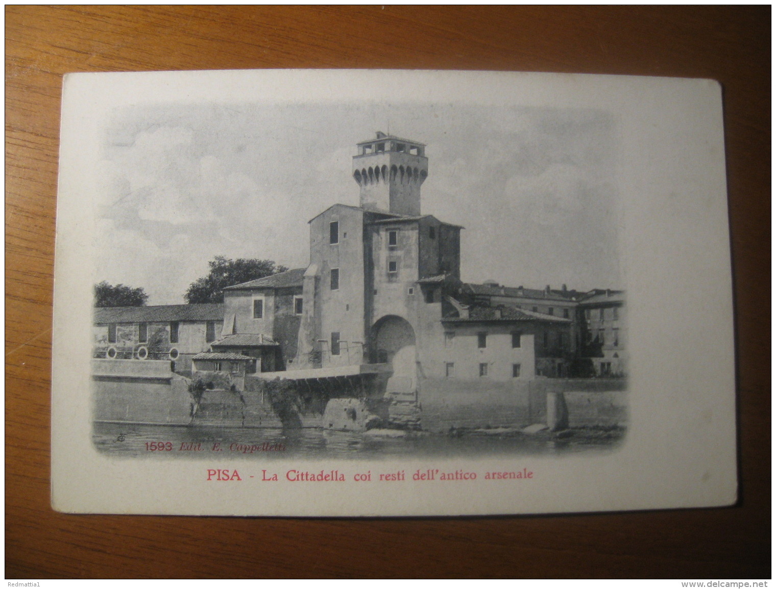 CARTOLINA FORMATO PICCOLO -  PISA LA CITTADELLA COI RESTI DELL ANTICO ARSENALE  - B  1156 - Pisa