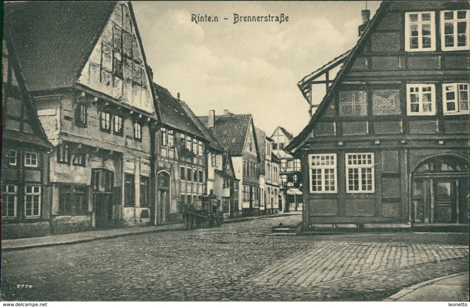AK Rinteln, Brennerstraße, O 1924 (1516) - Rinteln