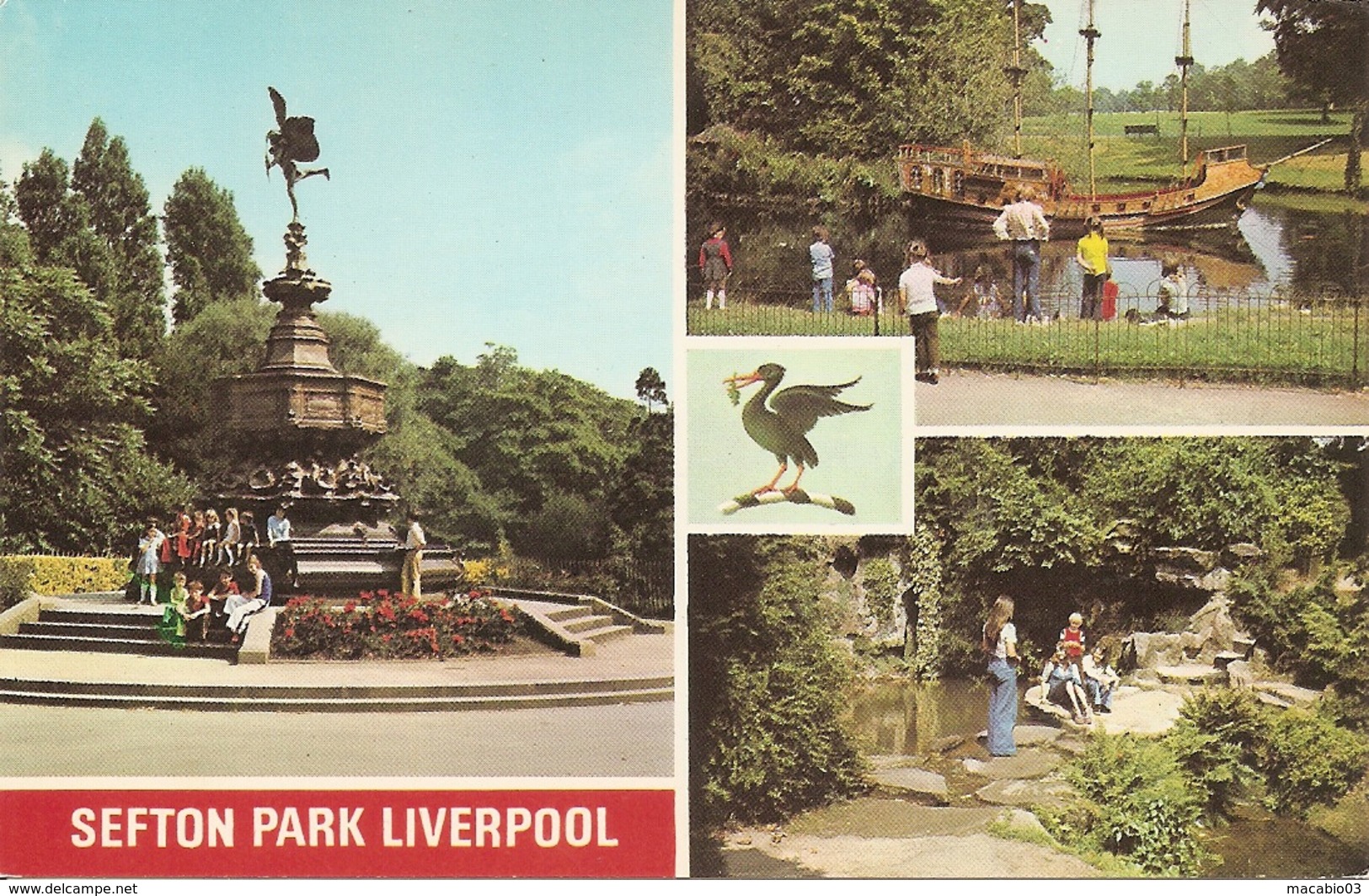 Angleterre  : Liverpool  Sefton Park  Multi Vues    Réf 2749 - Liverpool