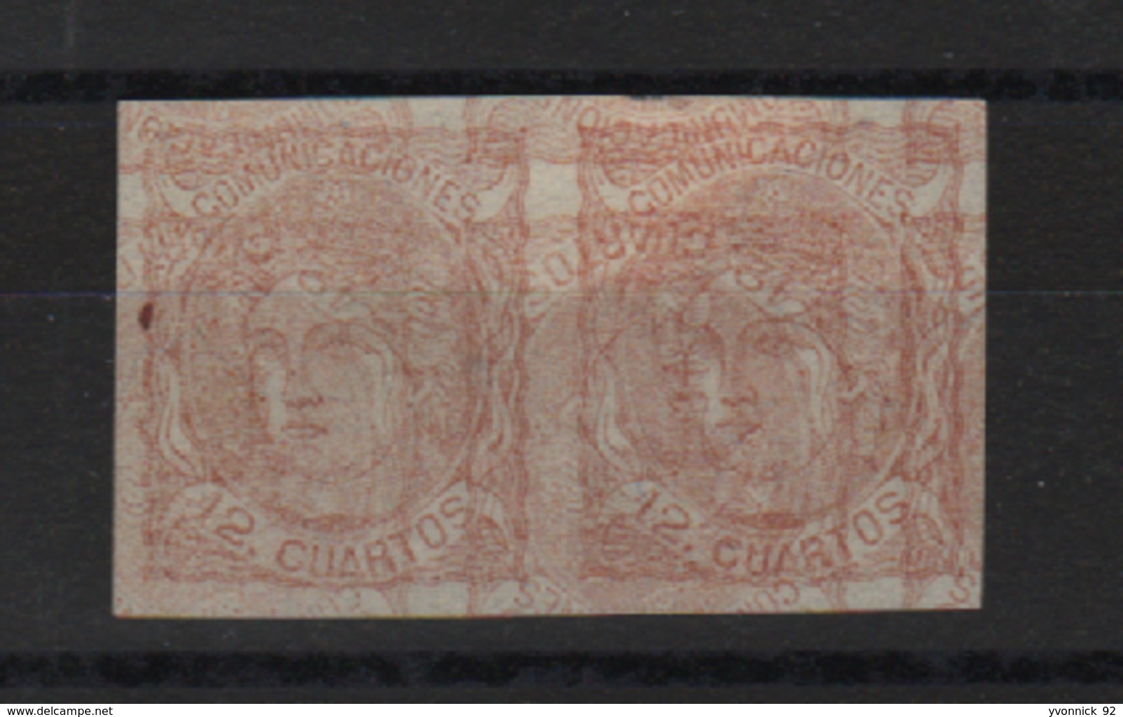 Espagne - Figure Allegorique_ Non Dentelé N°113  (1870 ) - Used Stamps