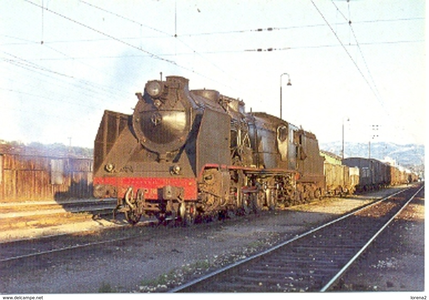 Postal Locomotora Vapor. Serie 240 F. Mora La Nova (ref. 7f-1653) - Trenes