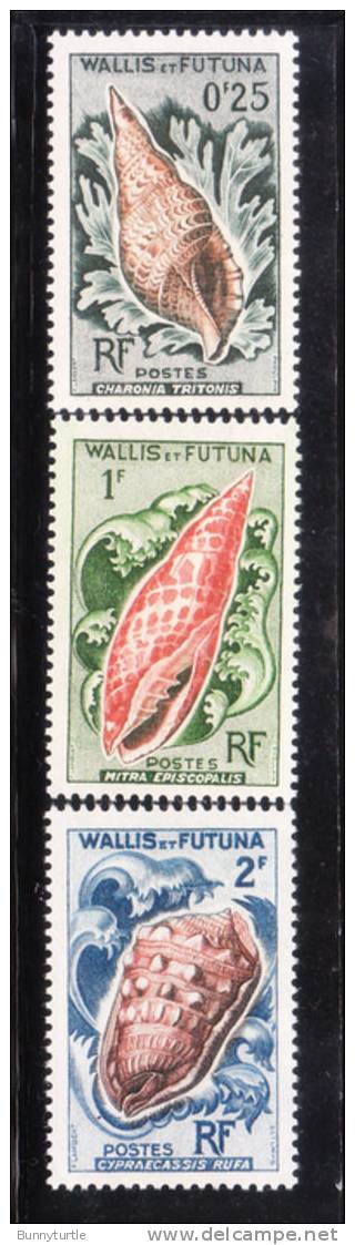 Wallis And Futuna Islands 1962-63 Sea Shells MLH - Neufs