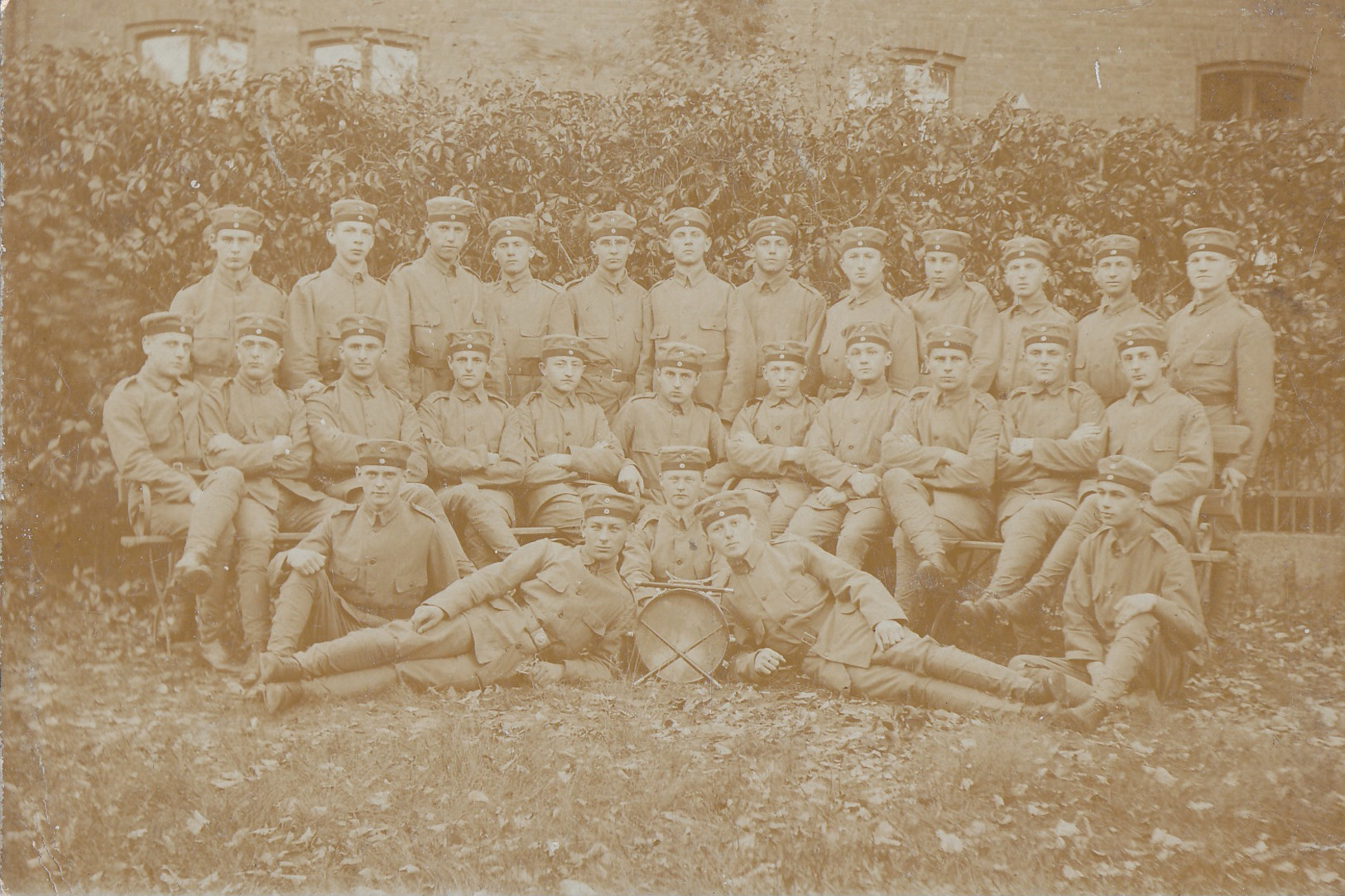 Foto Pölitz Police Stettin Pommern  1915 Deutsche Soldaten 1.Weltkrieg - Krieg, Militär