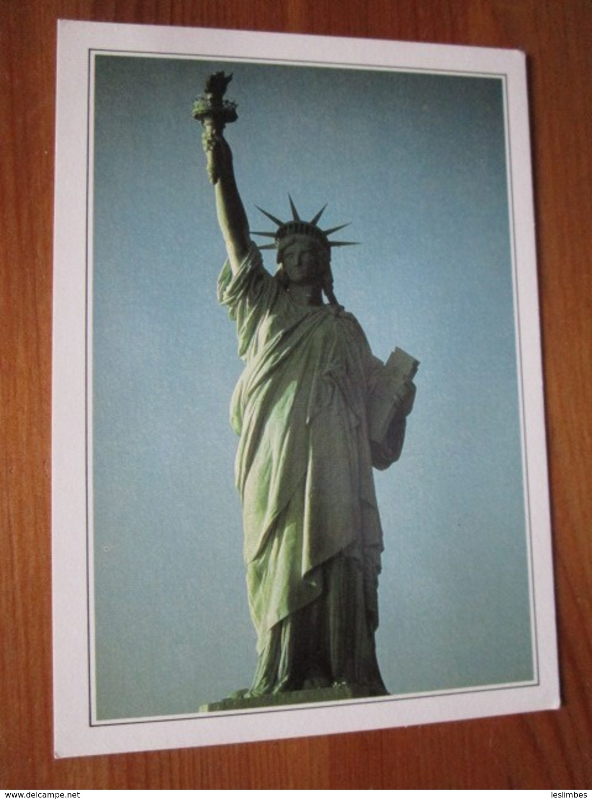 New York. La Statue De La Liberte. Flashcard USA XXIV-A1 - Statue Of Liberty