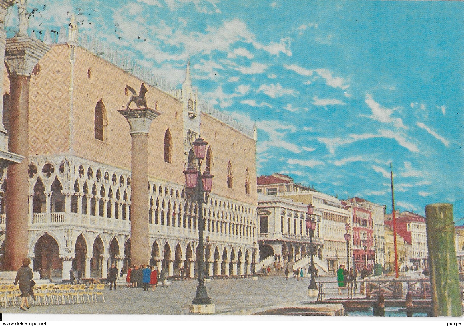 VENETO - VENEZIA - PALAZZO DUCALE- ED. QUADRIFOGLIO - VIAGGIATA1964 ANNULLO A TARGHETTA - Venezia