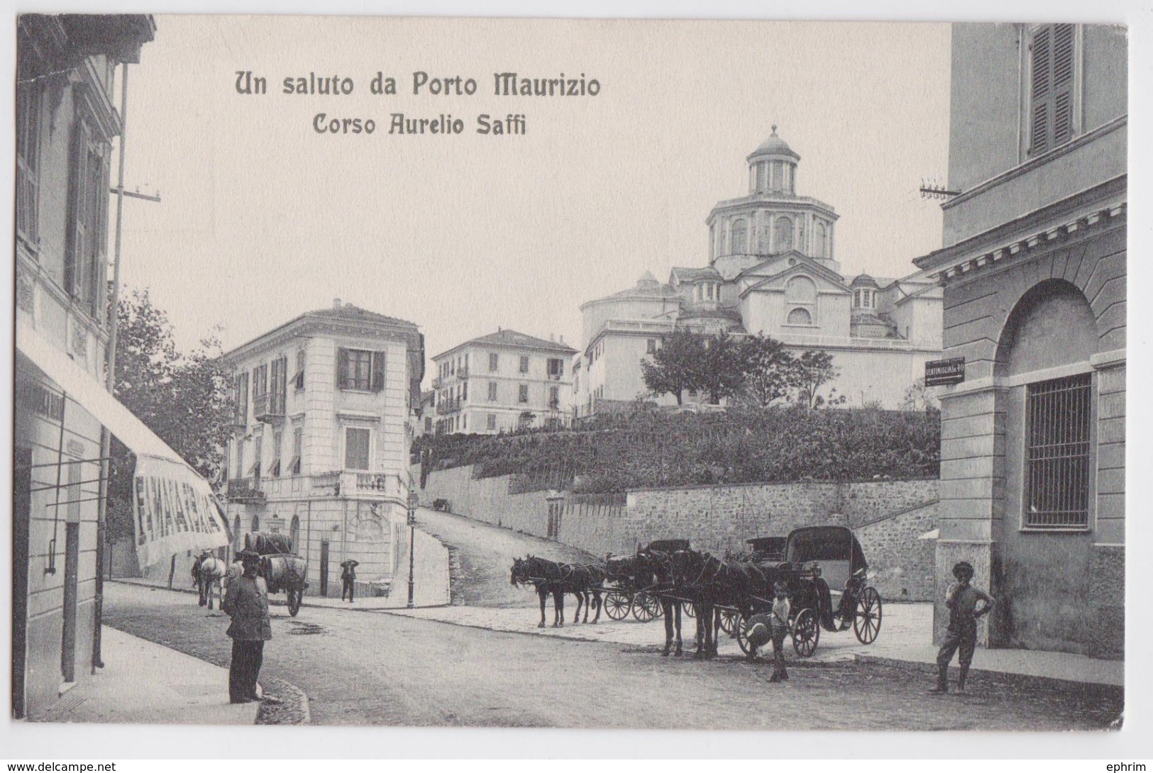 Un Saluto Da PORTO MAURIZIO - Corso Aurelio Saffi - Imperia