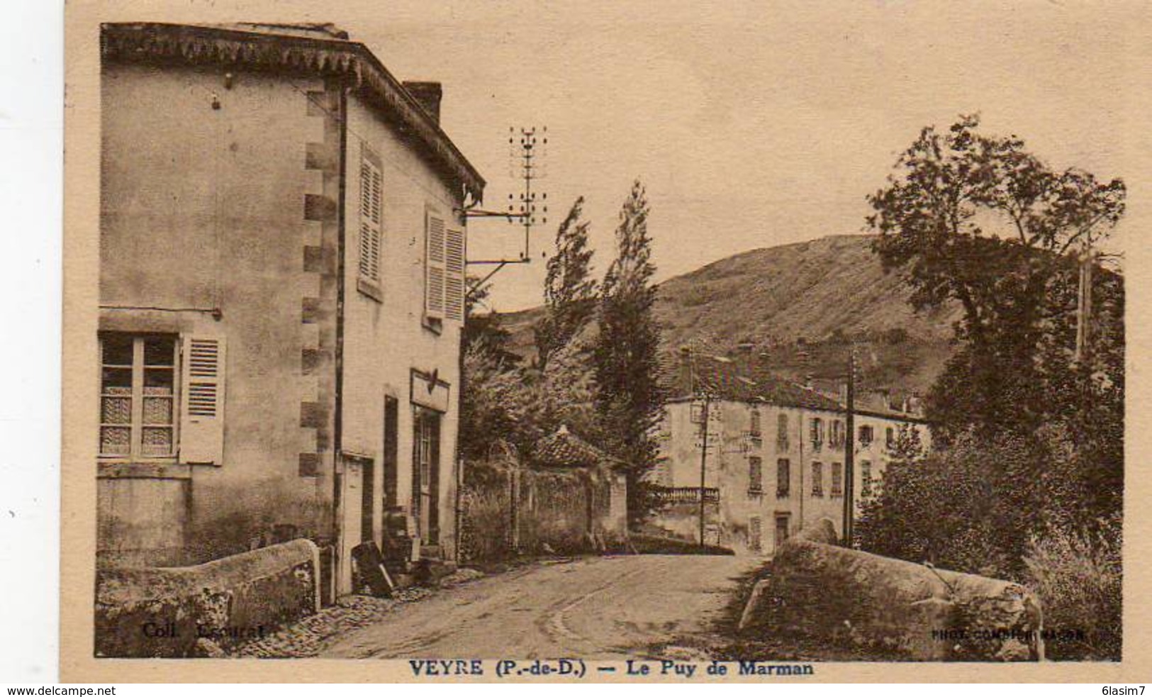 CPA - VEYRE (63) - Aspect De Le Puy De Marman En 1935 - Veyre Monton