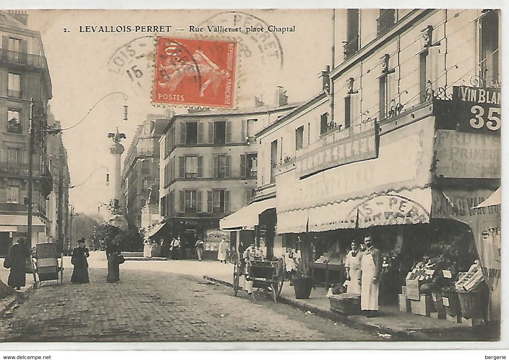 92      Levallois-perret     Rue Vallier Et Place Chaptal - Levallois Perret