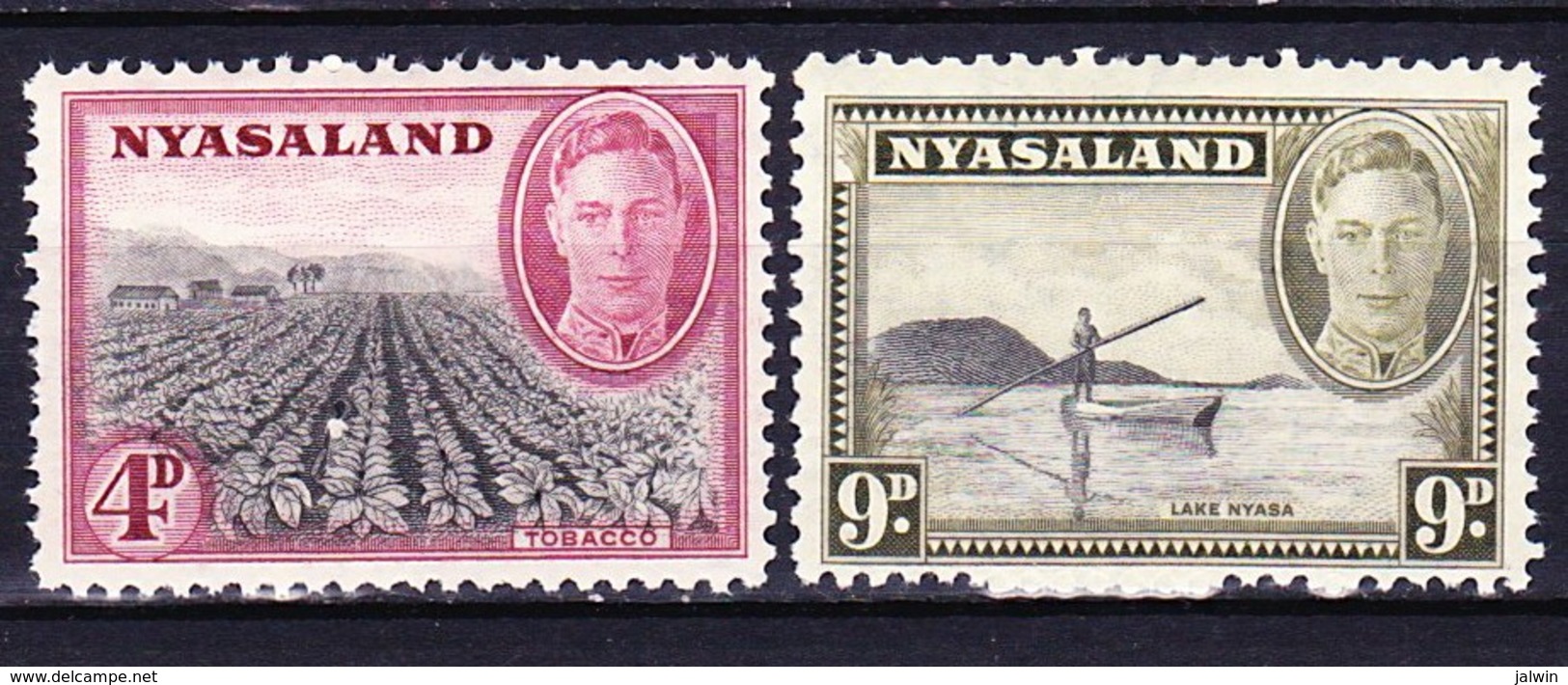 NYASSALAND 1945 YT N° 82 Et 84 * - Nyasaland (1907-1953)