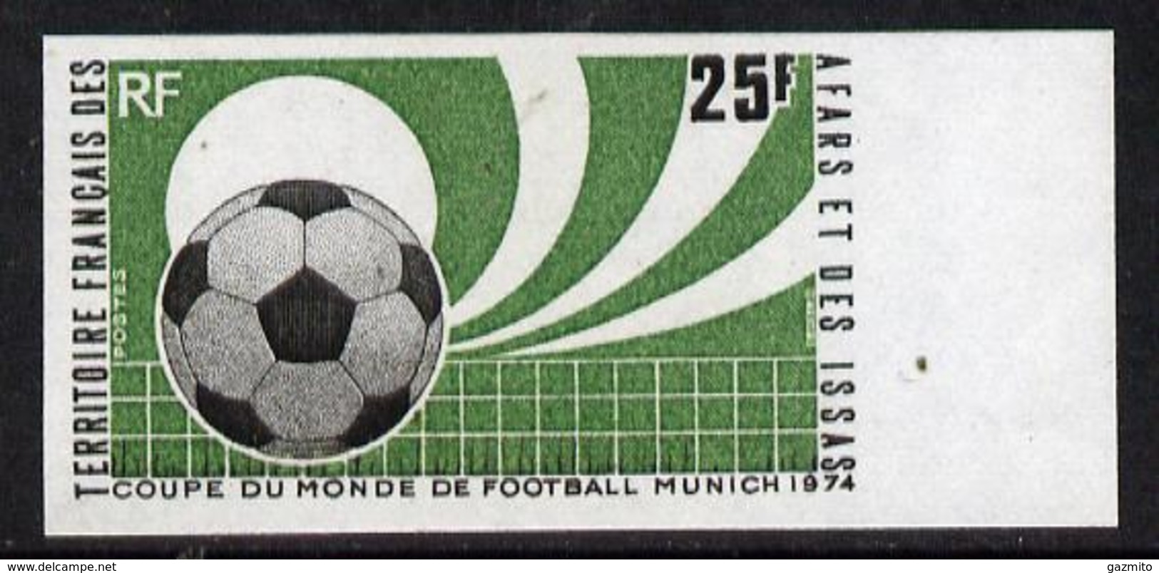 Afars & Issas 1974, World Football Cup In Munich, 1val IMPERFORATED - 1974 – West Germany