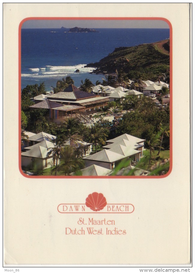 GUADELOUPE -  SAINT MARTIN  ST MAARTEN  - HOTEL DAWN BEACH  DUTCH WEST INDIES - Saint Martin