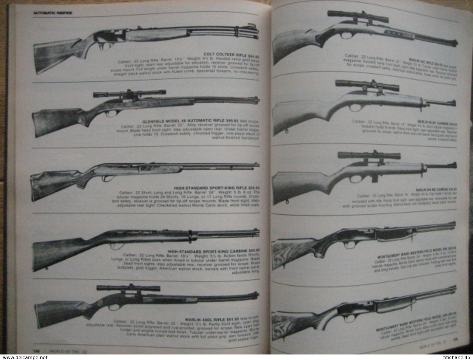 Rare WONDERFUL WORLD OF THE .22 by John LACHUK - COMPLETE CATALOGING OF .22 RIFLES AND HANDGUNS - PRICES, SPECS