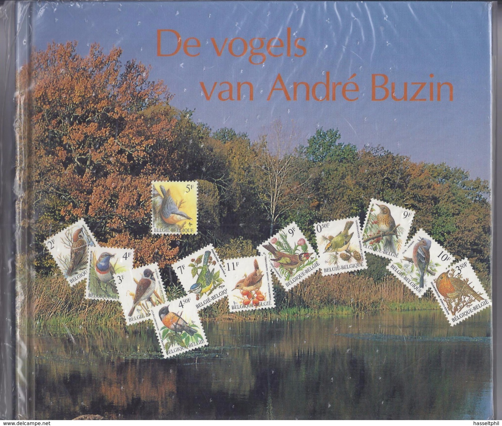 Belgie - Belgique BOEK 'De Vogels Van André Buzin' Met 24 Zegels - DEEL I - 1985-.. Oiseaux (Buzin)