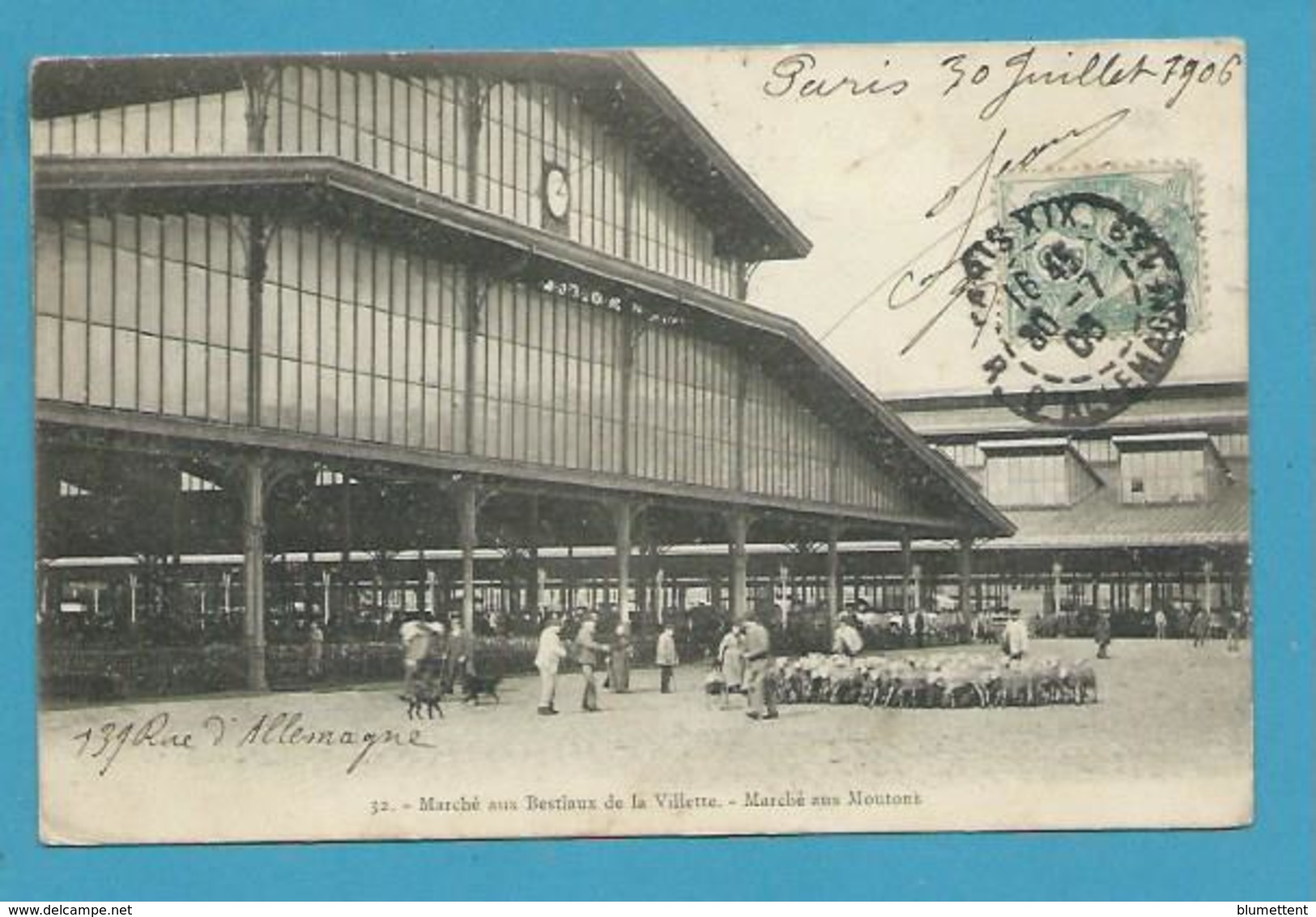 CPA 32 - Marché Aux Bestiaux De La Villette Marché Aux Moutons PARIS XIXème - Arrondissement: 19