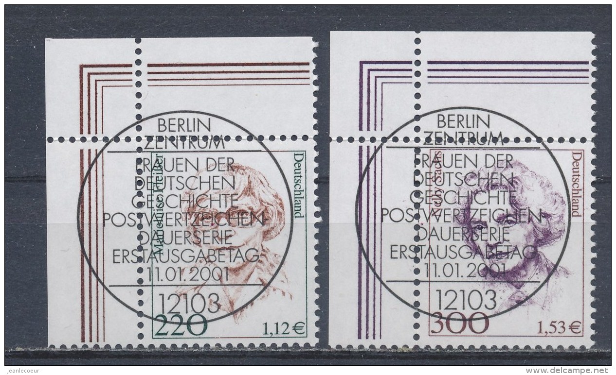 Duitsland/Germany/Allemagne/Deutschland 2001 Mi: 2158-2159  (Gebr/used/obl/o)(1519) - Gebruikt