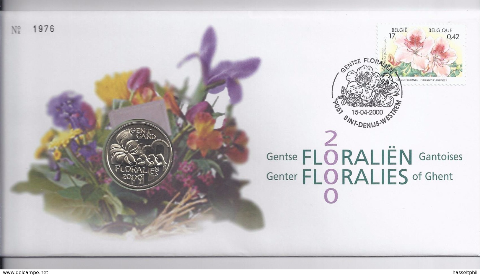 Belgie - Belgique Numisletter  2904 - Gentse Floraliën X - 2000 - Numisletter
