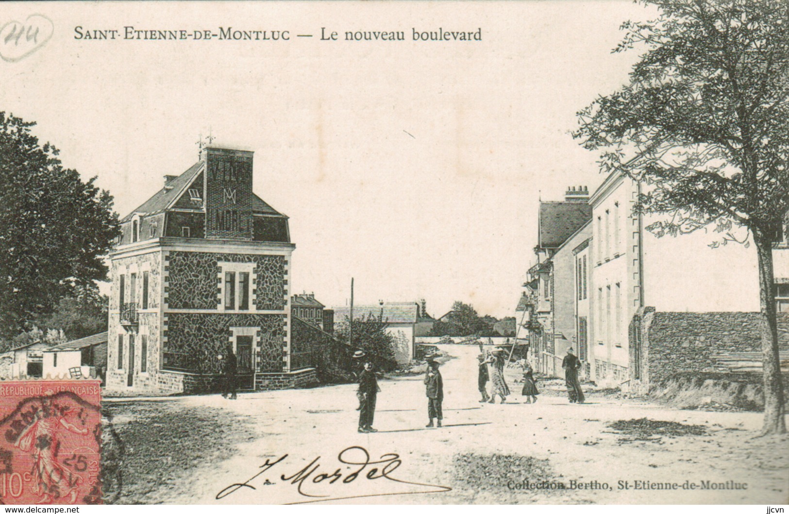 Saint Etienne De Montluc - Le Nouveau Boulevard (jamais Vue Sur Delcampe) Rare - Saint Etienne De Montluc