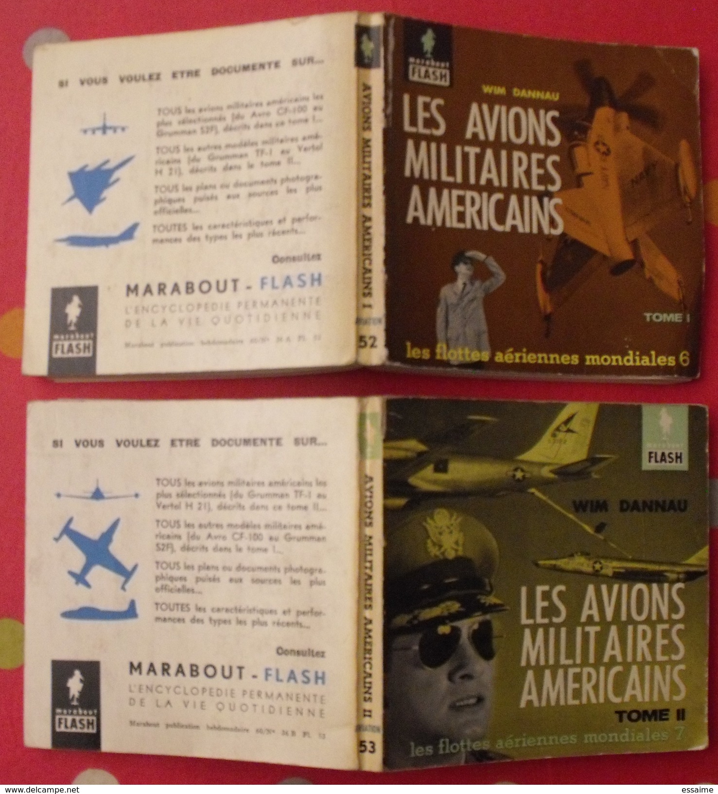 Marabout Flash Aviation N° 9 Et 119. Fusées Et Véhicules Spaciaux. Wim Dannau. 1959 Et 1962 - Avion