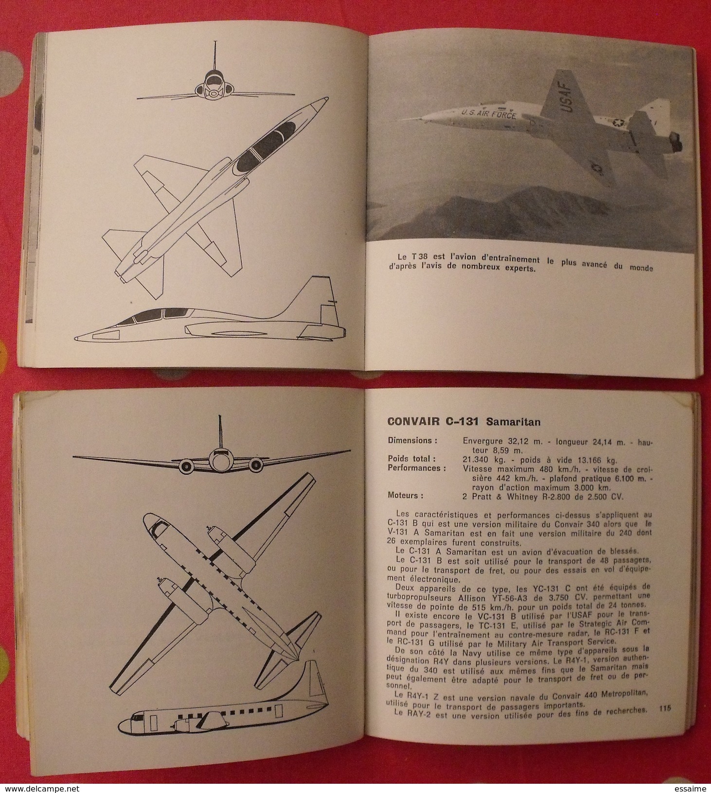 Marabout Flash Aviation N° 52 Et 53. Les Avions Militaires Américains. Wim Dannau. 1960 - Avión