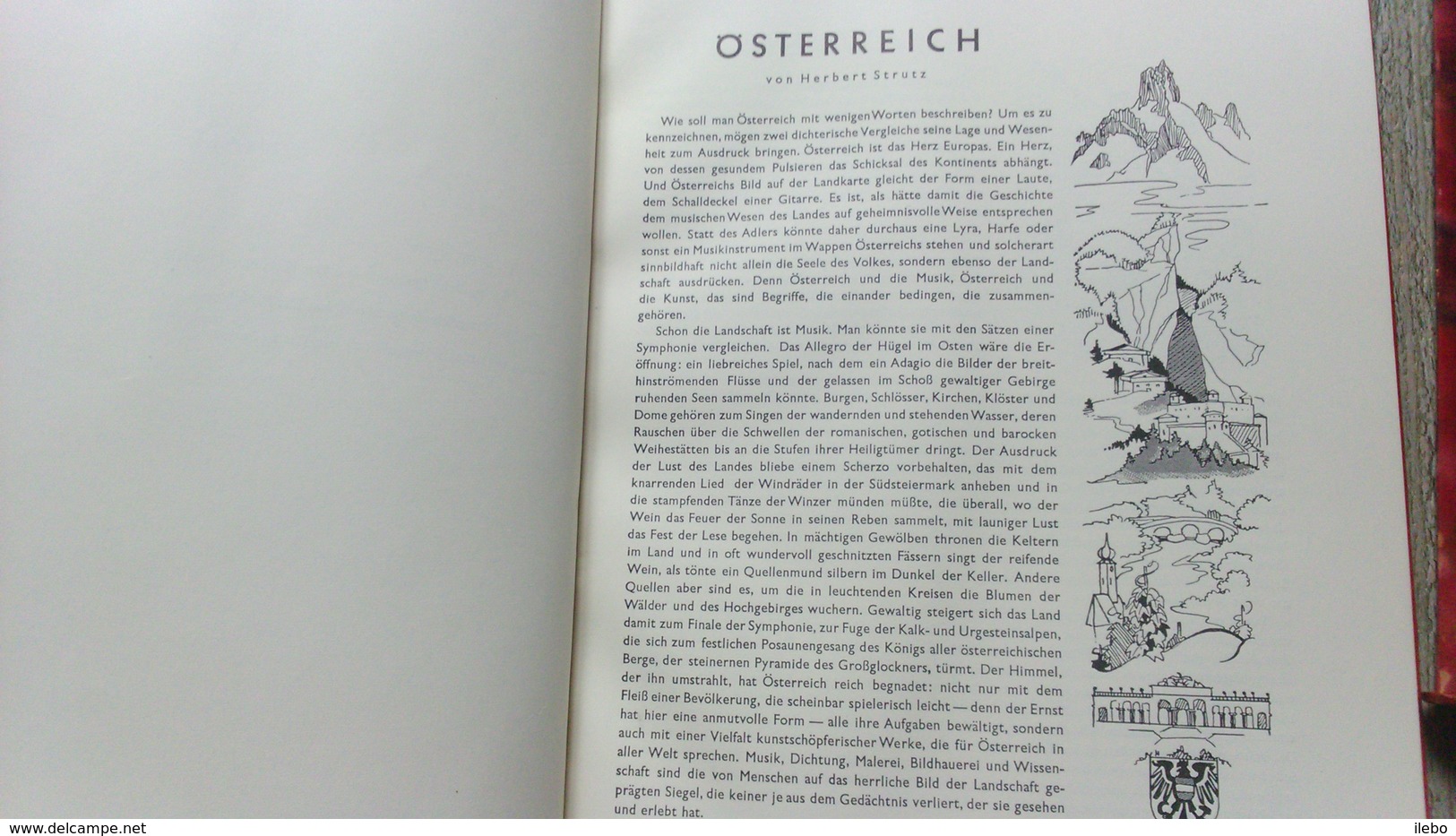 Osterreich De Prof Gebhard Rossmanith Ein Bildwerk 1953 Autriche Jolie Reliure Demi Cuir - Austria