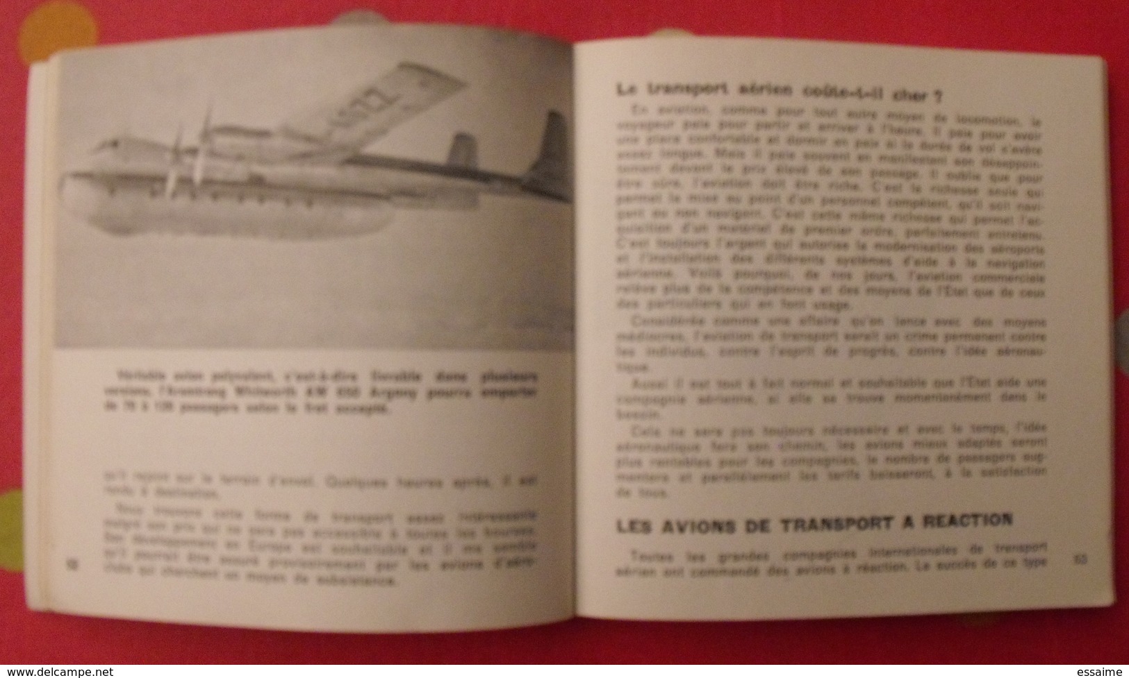 Marabout Flash Aviation N° 54. L'aviation Moderne. Freddy Capron. 1960 - Avión