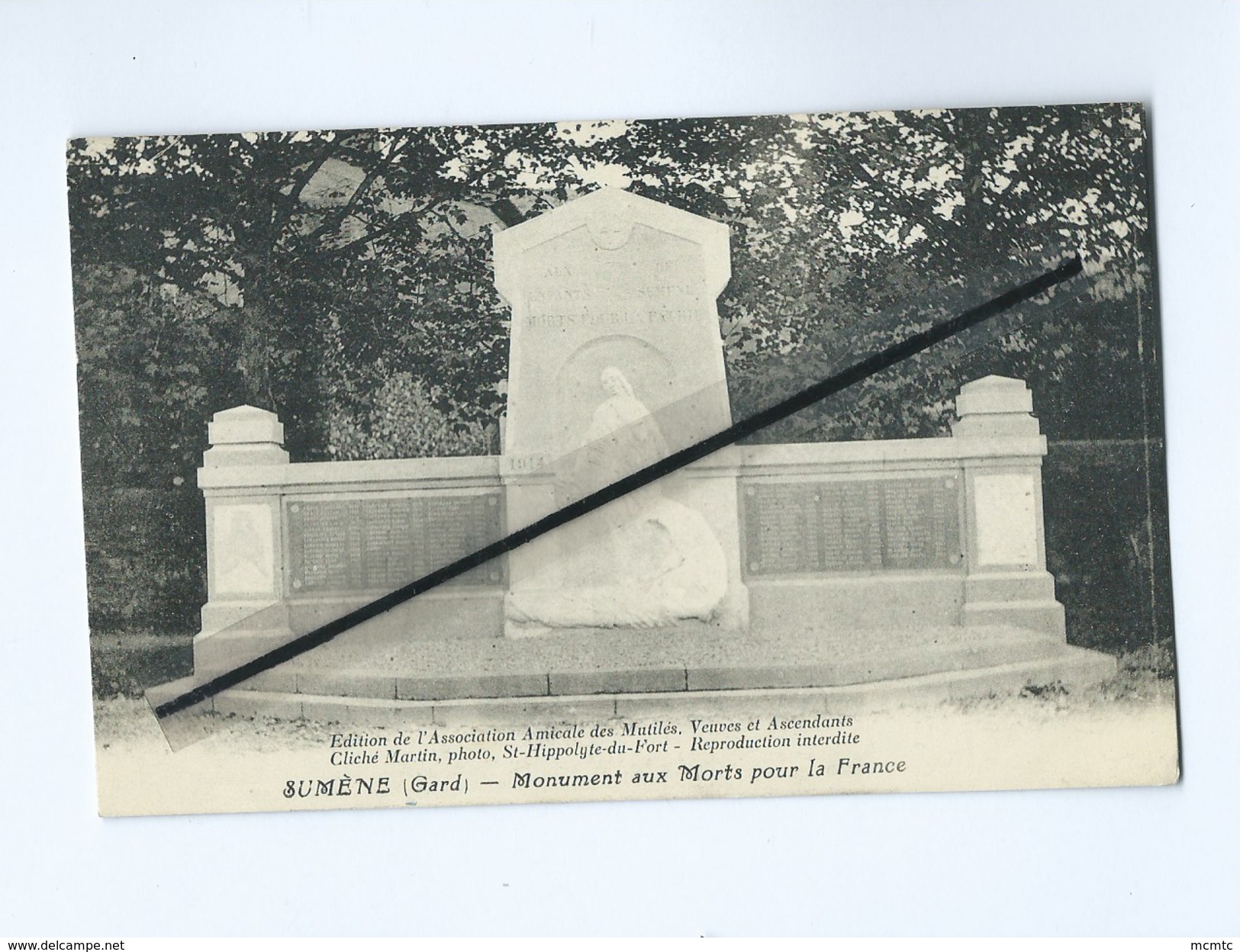 CPA Souple - Sumène (Gard) - Monument Aux Morts Pour La France - Sumène