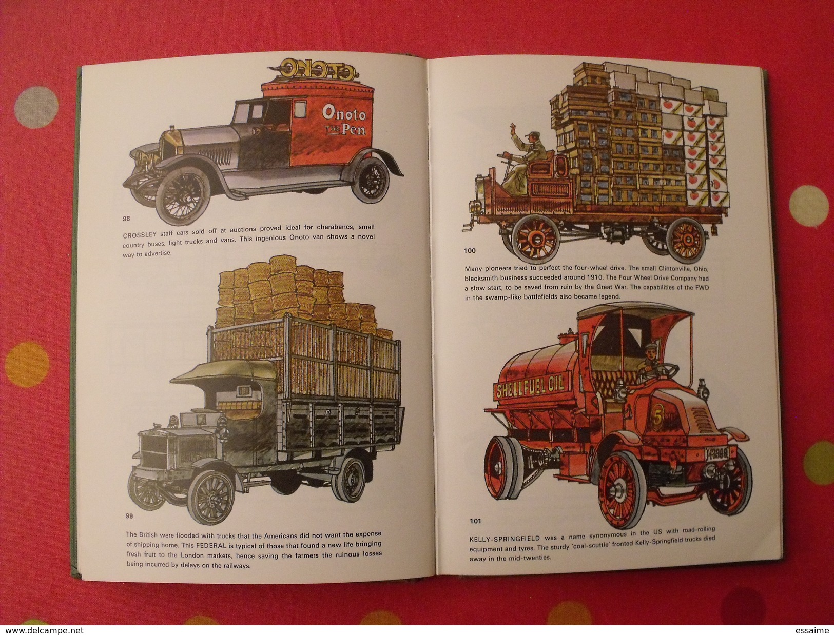 Lorries Trucks And Vans 1897-1927. Camions. Marshall Bishop. 1972 - Books On Collecting