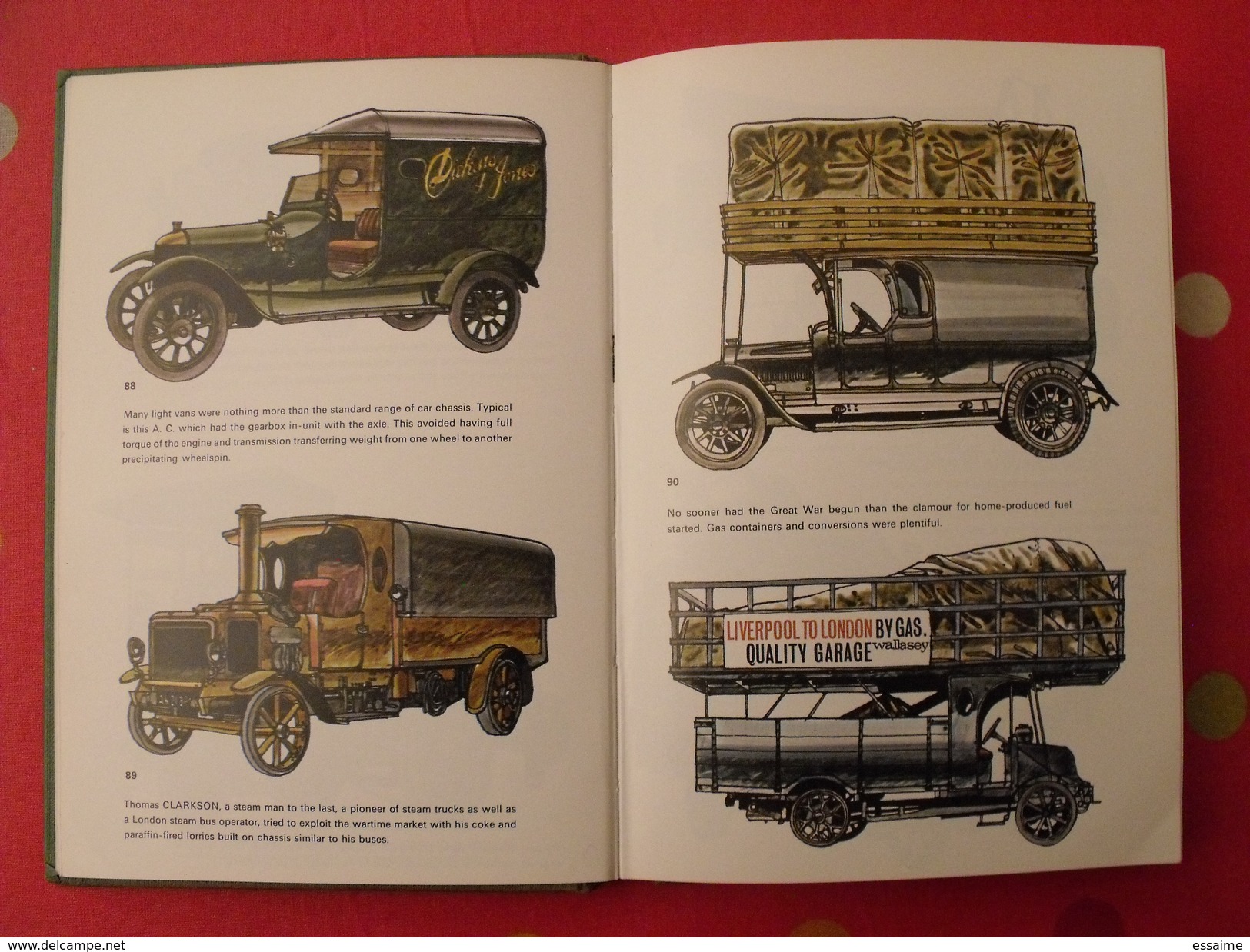 Lorries Trucks And Vans 1897-1927. Camions. Marshall Bishop. 1972 - Libri Sulle Collezioni